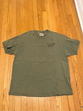 Gallery Dept Olive Green Short-Sleeve Logo Tee